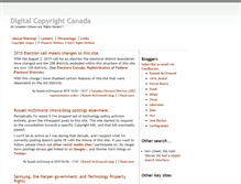 Tablet Screenshot of digital-copyright.ca
